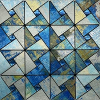 Голубой бриллиант, 30x, 30 см