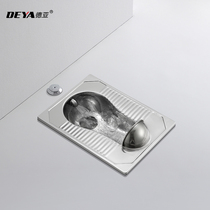 304 stainless steel squatting pan squatting pit-type deodorant stool public toilet squatting toilet water tank suit