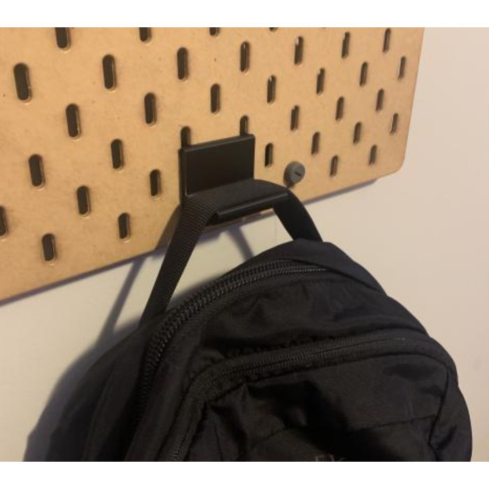 Suitable for Ikea Skadis, Ikea Pegboard Accessories, Backpack Hanger Suitable for Ikea Skadis, Ikea Pegboard Accessories, Backpack Hanger