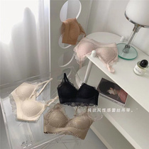 Pure Lust Wind Sexy Lace Skin-Friendly Soft Sticky Thin Cup Breathable Latex Cushion Nude Comfort Underwear Without Underwear