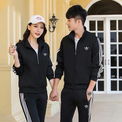 2件套装男女秋季长袖卫衣情侣装