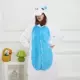 Cặp đôi đồ ngủ động vật hoạt hình một mảnh mặc nhà san hô flannel nhà vệ sinh cho thấy onesie kigurumi - Cha mẹ và con