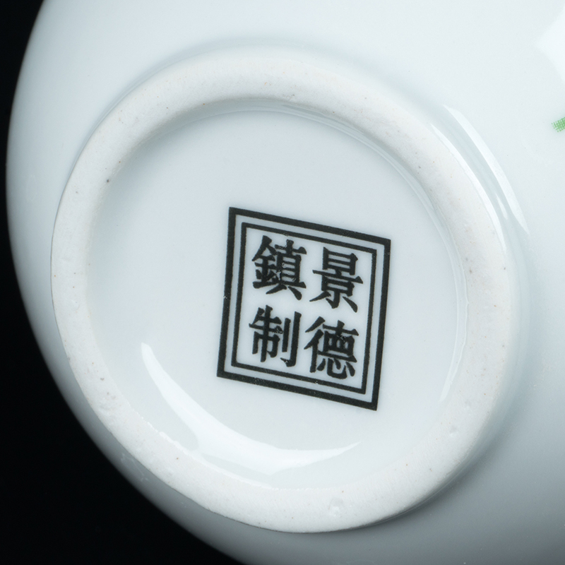 Jingdezhen half jins to ceramic bottle home antique small wine pot liquor bottles white porcelain mercifully jars flask