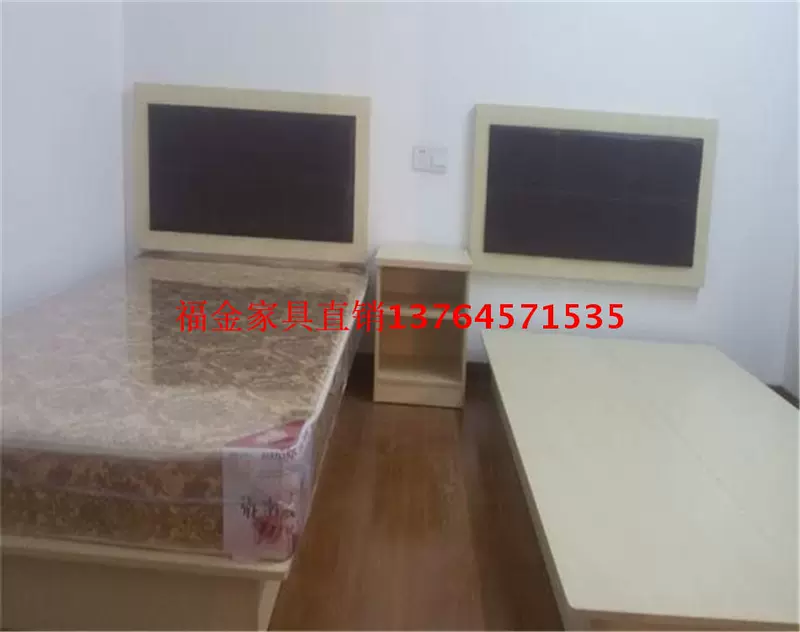 Giường khách sạn Hàng Châu khách sạn bộ đồ nội thất nhà khách sạn giường khách sạn đồ nội thất giường tiêu chuẩn phòng đầy đủ tùy chỉnh giường khách sạn