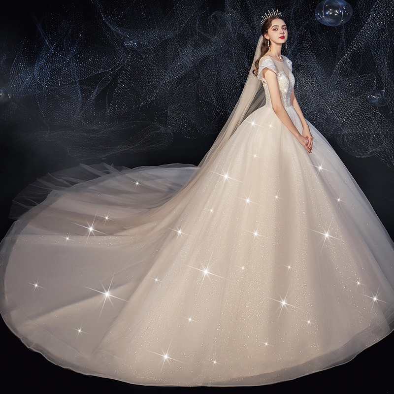 Summer wedding dress, french style, 2021 collection Summer wedding dress, french style, 2021 collection