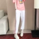 Белые одиночные штаны XL
