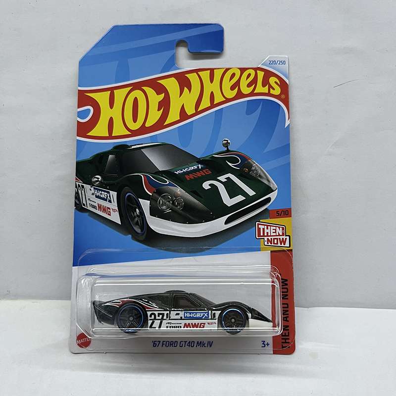 Hot Wheels C4982 Hot Little Sports Car Alloy Gulf Oil Gulf Ford 67 Ford Gt40 Mk.Iv