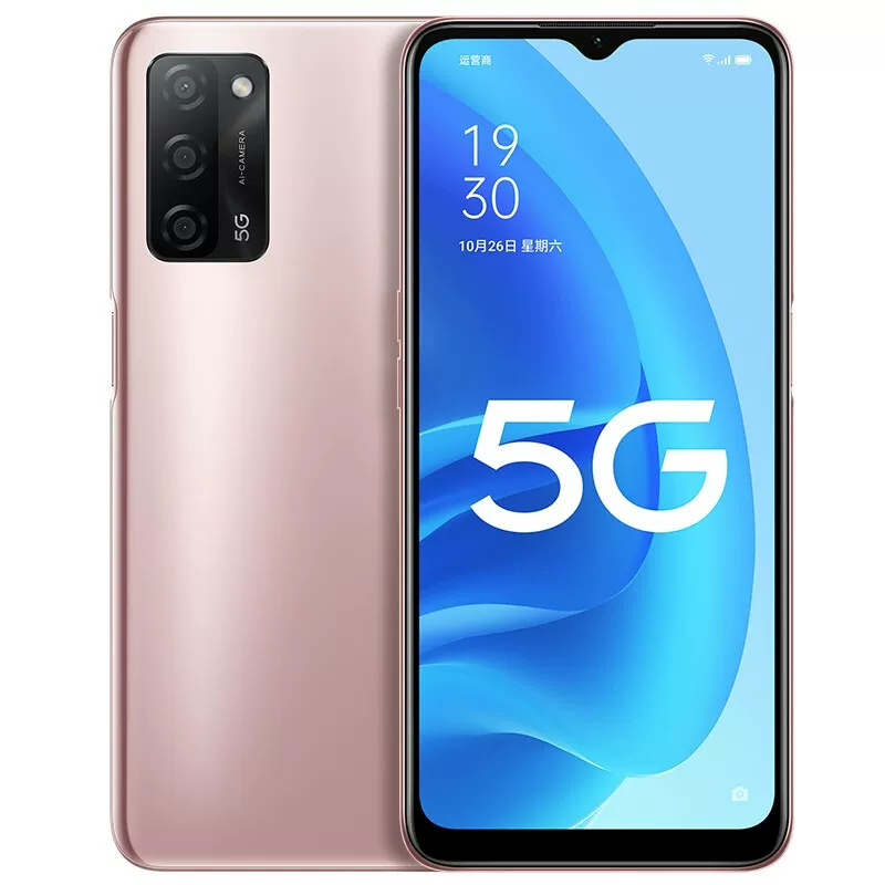 OPPO A55 6+128 двойной режим 5G долгий срок службы батареи, задняя AI тройная по глубине пиксель, ультра-четкое изображение