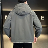 Осенняя демисезонная трендовая универсальная куртка с капюшоном, в корейском стиле