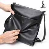 Кенгуру, сумка на одно плечо, мужская кожаная сумка через плечо, рюкзак для отдыха, из натуральной кожи