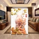 Trung Quốc phong cách màn hình phân vùng thời trang phòng khách hiện đại di động đơn giản gấp phòng ngủ phòng khách sạn gỗ rắn vải đơn giản - Màn hình / Cửa sổ