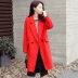 Dòng gamma RS mát mẻ mùa đông phiên bản Hàn Quốc của xu hướng khí thời trang đô thị thoải mái Áo len mỏng dài 6011 áo khoác nữ mùa đông Trung bình và dài Coat