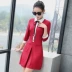 Mát aga mùa thu thời trang mới màu rắn POLO cổ áo bảy điểm tay áo đoạn dài hoang dã ăn mặc 1607 micro 瑕疵