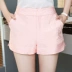 Mát mẻ quyến rũ thanh lịch ngọt ngào Slim slim túi thời trang rắn màu đơn giản quần short 1357 thời trang công sở nữ cao cấp Quần short