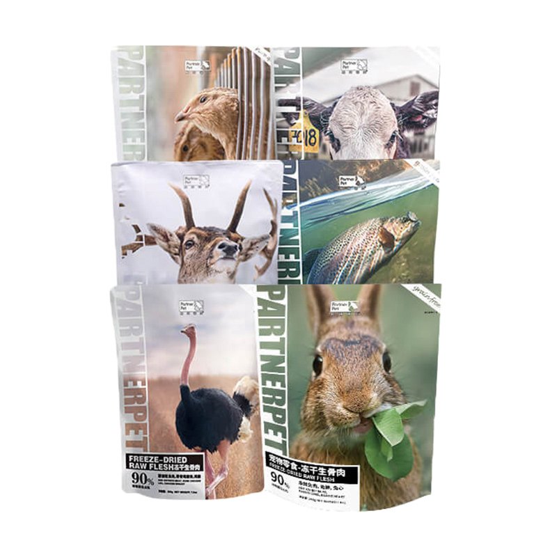 Patnoor Raw Bone Meat Freeze-Dried Cat Snacks Fresh Meat Freeze-Dried Meat Patties Cat Nutrition Fattening Pet Cat Food