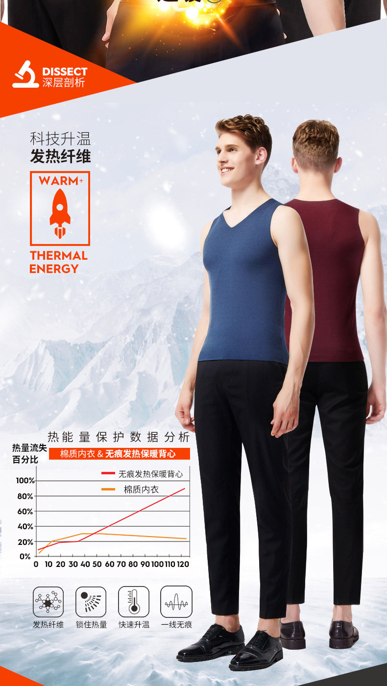 无痕保暖背心 图2