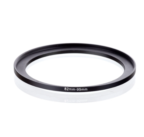 82-95mm Connection ring 82mm lens to pick up 95mm filter 82 external thread rotation 95 internal thread small rotation