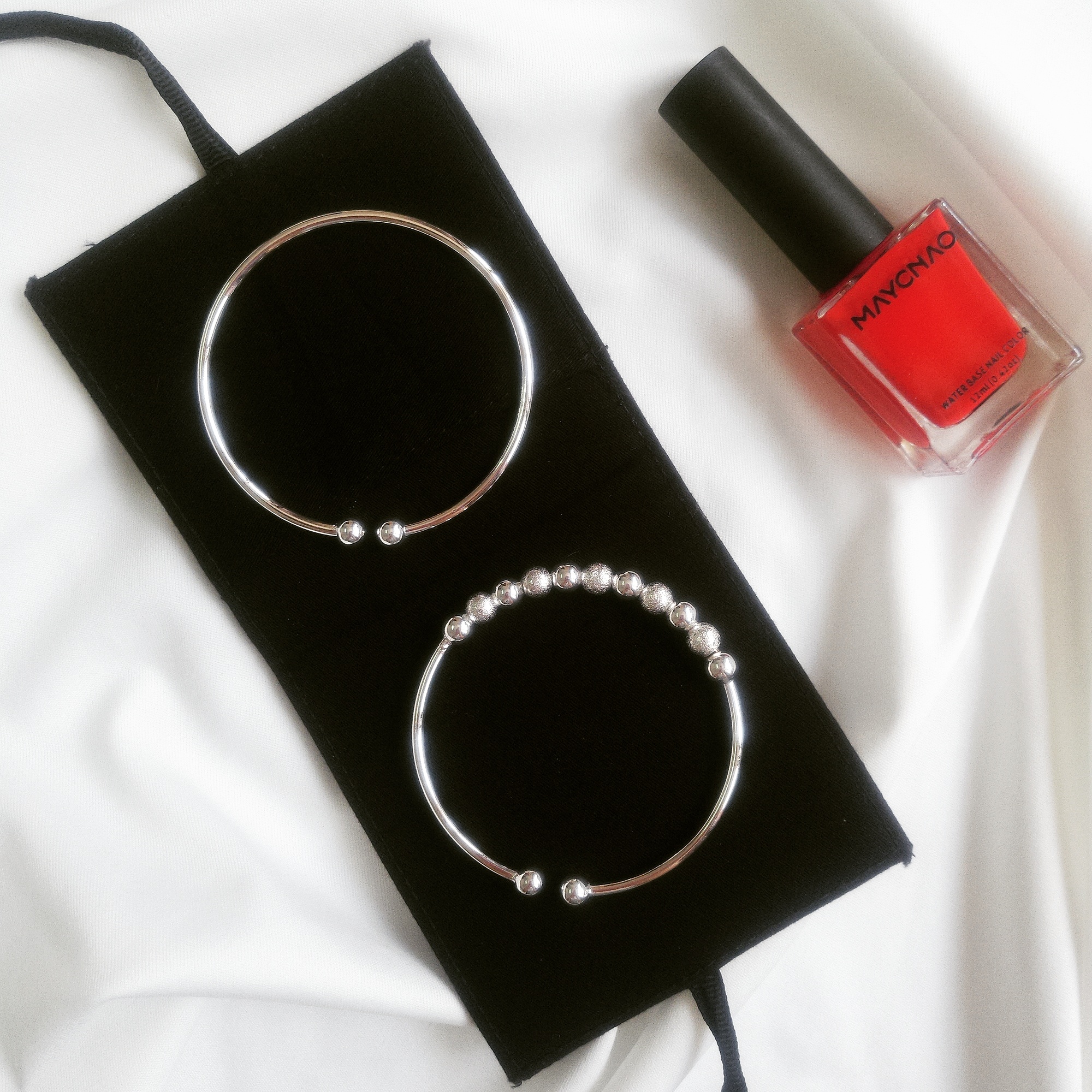 Thời trang Hàn Quốc đa năng đơn giản 925 sterling bạc chuông tay nhỏ tươi văn học sinh vòng đeo tay quà tặng vòng pandora