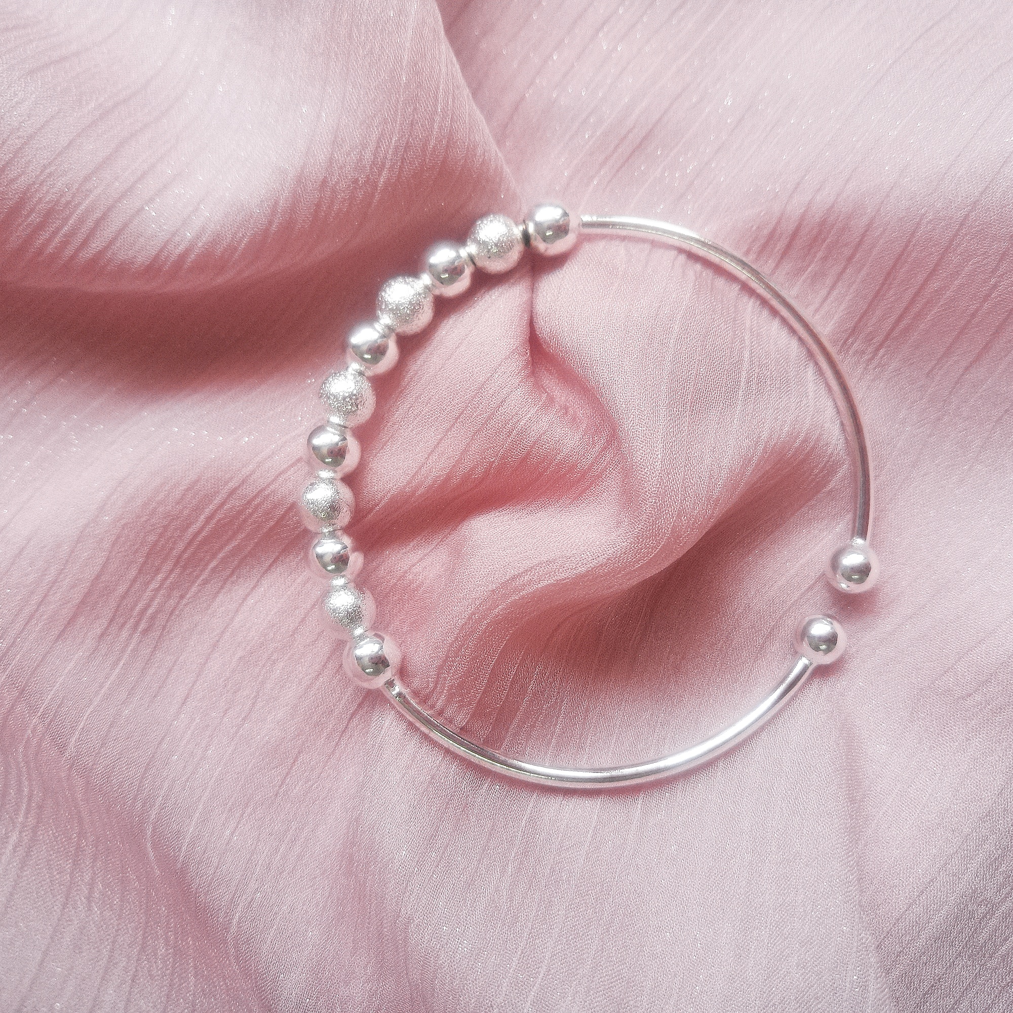 Thời trang Hàn Quốc đa năng đơn giản 925 sterling bạc chuông tay nhỏ tươi văn học sinh vòng đeo tay quà tặng vòng pandora