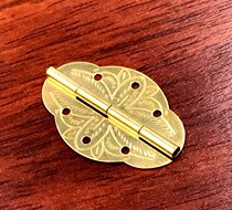 Pure copper hinge Chinese copper fittings solid wood box hinge jewelry box pure copper hinge hinge folding small leather