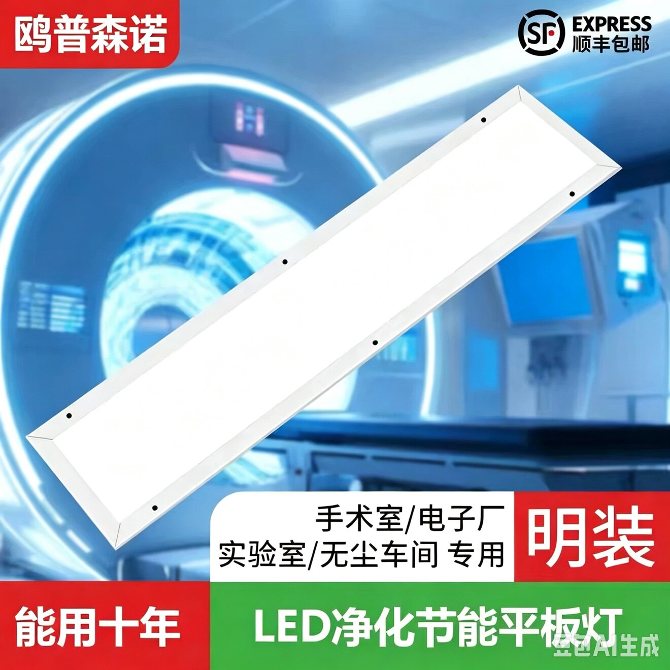 鸥普森诺灯具线上店的LOGO