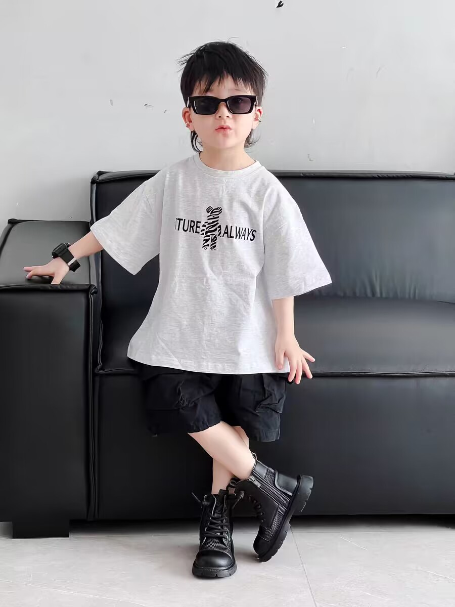 Children's Boots 2026 Autumn and Winter Martin Boots for Girls, Non-Slip Soft Sole, Runway Performance Dance Boots, Breathable Short Boots for Boys — 7