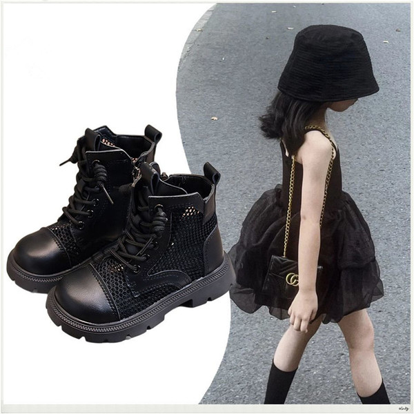 Children's Boots 2026 Autumn and Winter Martin Boots for Girls, Non-Slip Soft Sole, Runway Performance Dance Boots, Breathable Short Boots for Boys — 3