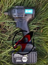 Lithium Smith Brushless Electric Wrench Big Torsion Frame Subwork Lithium Battery Rechargeable Carpentry Electric Drill Lithium Electroshock Wrench