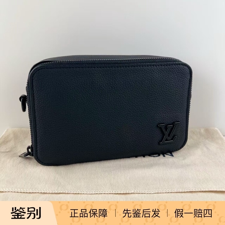 【Kkkk】Lv Louis Vuitton Alpha Wearable Series Wallet Shoulder Crossbody Bag Black