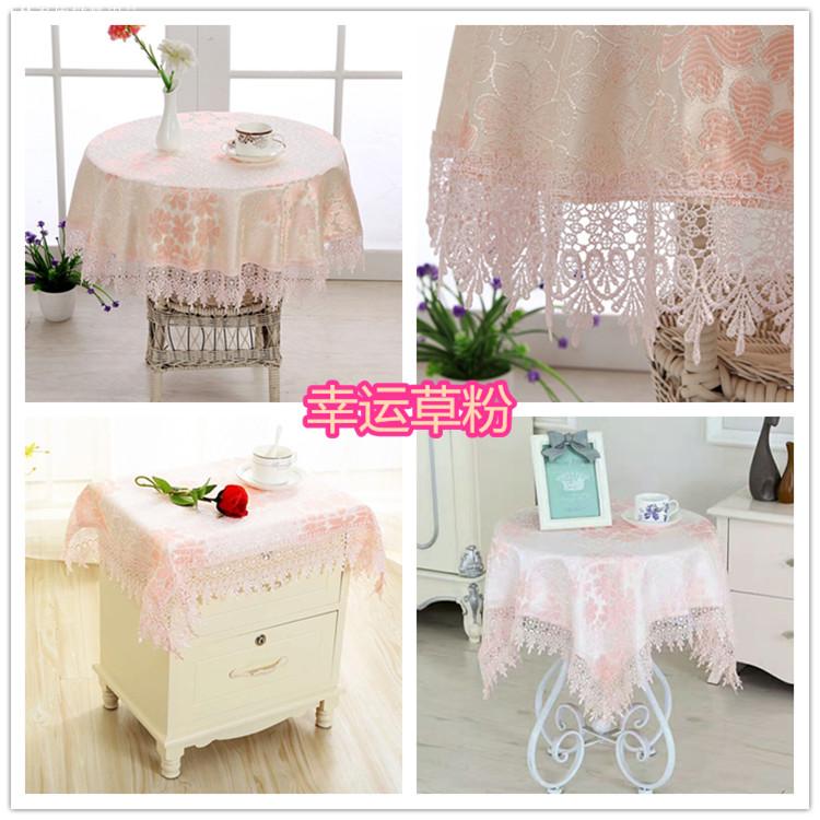 Tùy chỉnh mục vụ châu Âu ren lớn bàn tròn khăn trải bàn nhà vải tròn khăn trải bàn nhỏ tròn bàn vải hiện đại tối giản mẫu khăn trải bàn đẹp