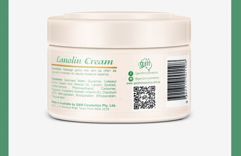 G & amp; M Oxman Australia Original Sheep Oil Moisturising Cream 250g Kem dưỡng ẩm Kem dưỡng da Body Lotion - Kem dưỡng da kem dưỡng da mặt