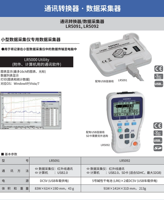 Máy đo điện trở đất Hiki FT6031-50 kiểm tra điện trở tương tự loại kẹp Máy đo độ sáng thu thập dữ liệu không dây