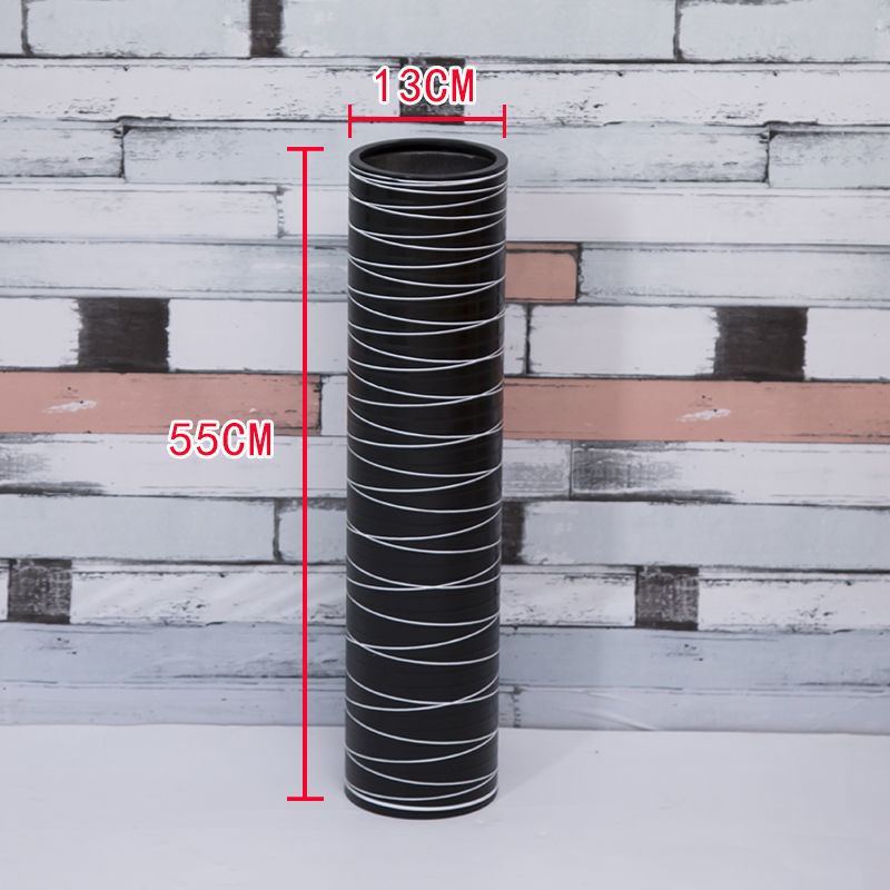 Rattan choreography minimalist imitation ceramic vase Living room Dry flower flower arrangement floor Large resin Nordic Decorative Floral Pendulum