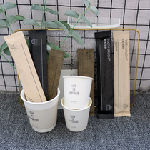 The hotels same disposable toothbrush soft-bristled kraft paper bag hotel-specific toiletries custom-made printing