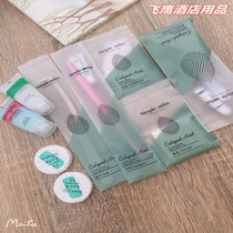 Hotels B&Bs soft film bags straw toothbrushes combs soaps shampoos shower gels shower caps customized