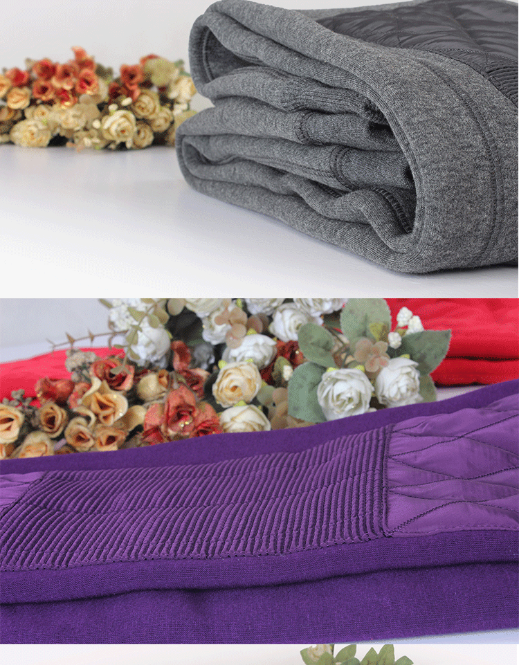 Quần cotton dài đến đầu gối nam và nữ dày cộng với nhung ba lớp quần ấm giữa và cũ cộng với phân bón để tăng quần mùa đông quần jeans nam