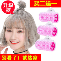Air bangs curling large curling hair artifact curling pear flower inner buckle self-adhesive plastic curling iron does not hurt hair