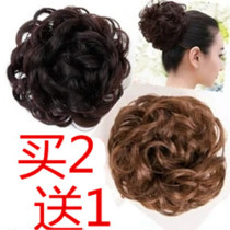 Wig female big Hairband jewelry plate hair flower hair accessories hair bag shape rubber band head rope fluffy floral headdress ball head