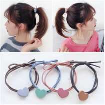 Headrope Hairband Hair Corset Rubber Band Korean hipster Simple Personality Pony Tail Love Cute Hair Headwear