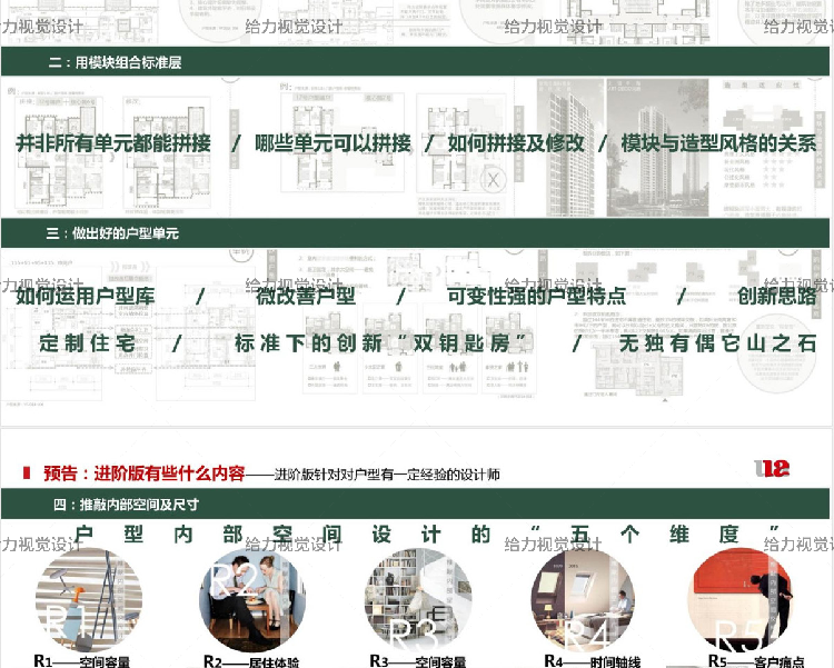 T1527-房地产别墅花园洋房高层住宅建筑户型设计方法步骤...-6