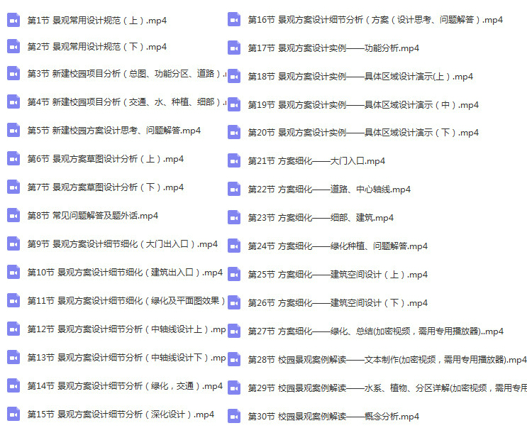 T380校园景观设计全流程实操详解视频教程案例学校景观设...-2