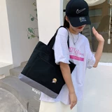 Японский шоппер с молнией, сумка на одно плечо