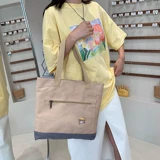 Японский шоппер с молнией, сумка на одно плечо