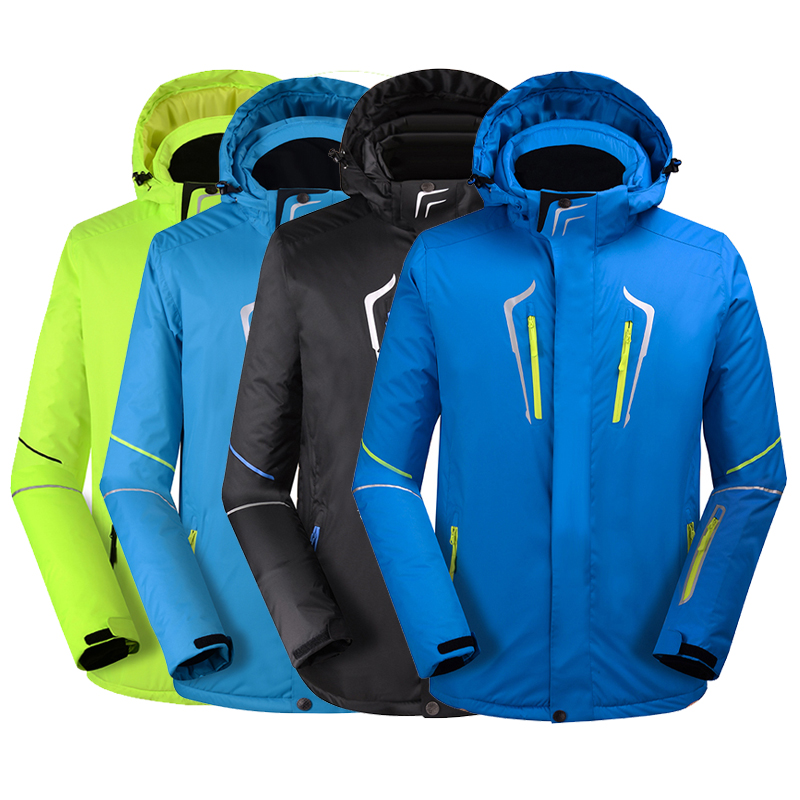 2018 new winter ski suit men's single board double board thickened windproof waterproof large size Korean warm cotton ski suit