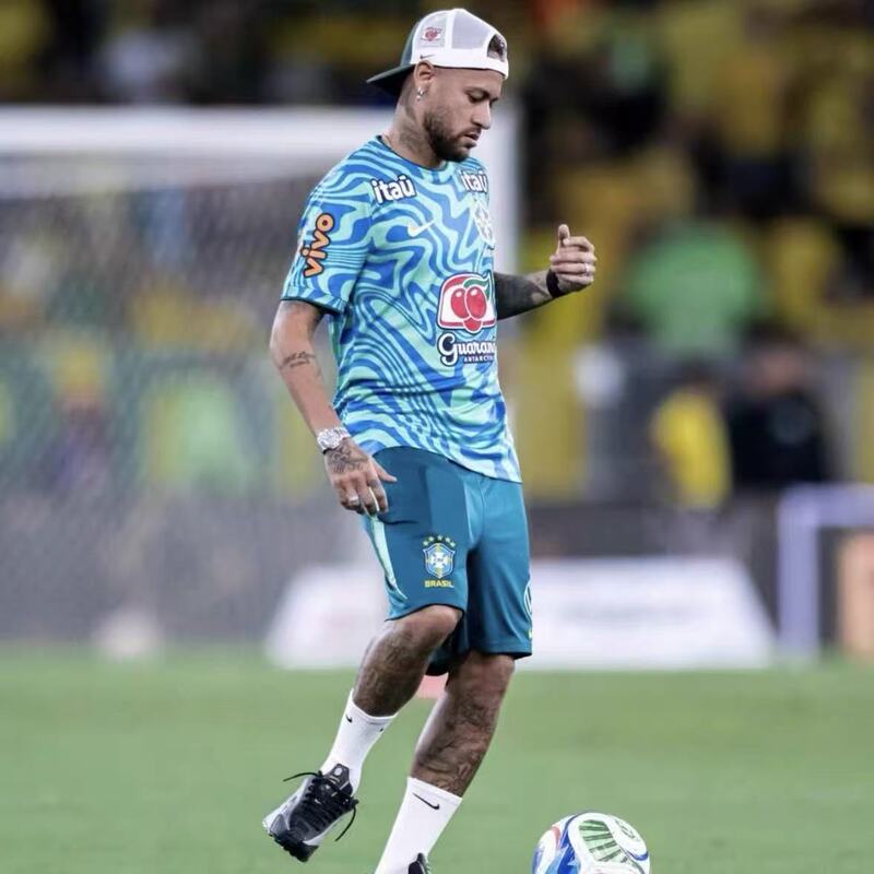 2026 Brazil National Team Short-Sleeved Training Uniform Shorts Warm-Up Football Casual Quick-Drying Neymar Jersey 2026 Brazil National Team Short-Sleeved Training Uniform Shorts Warm-Up Football Casual Quick-Drying Neymar Jersey