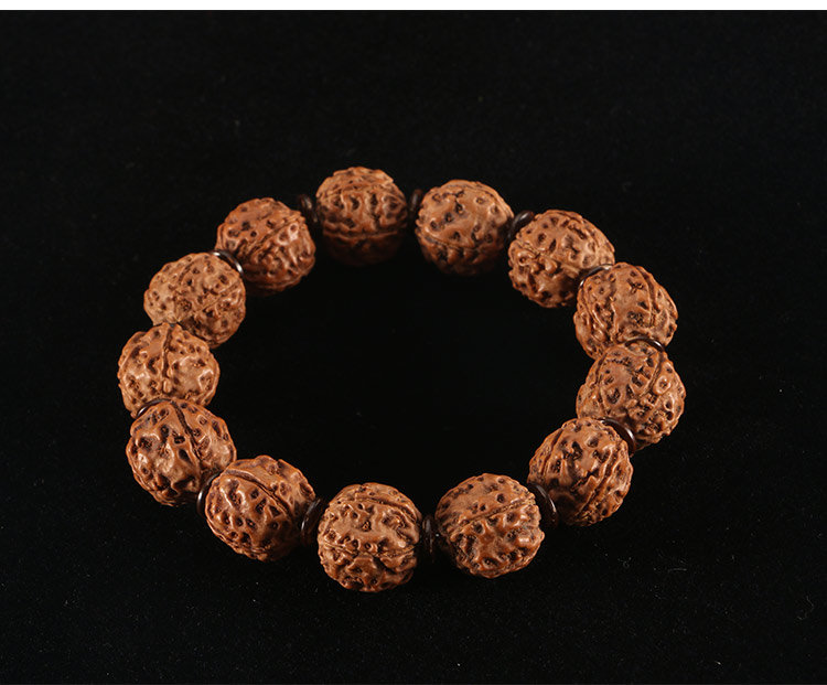 Vòng đeo tay Nepal Vajra Bodhi Vòng đeo tay nam và nữ Da đỏ tự nhiên Số lượng lớn hạt ngũ cốc Wenwan Hạt giống ban đầu Gửi bàn chải - Vòng đeo tay Clasp thạch anh tóc vàng