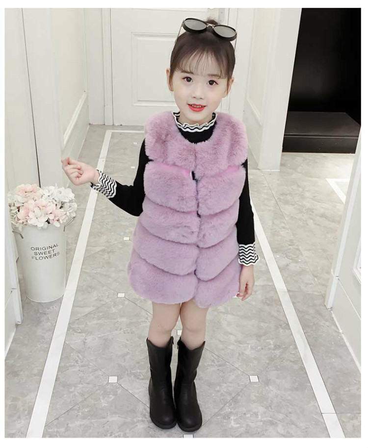 Áo vest nữ mùa thu đông 2018 trẻ em phiên bản Hàn Quốc áo len lông cừu mới cho bé áo khoác cho bé