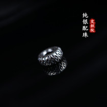 9mm sterling silver separator with loose beads Tibetan style toy patterned accessories accessories for men and women DIY