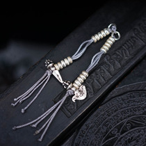 Tibetan style sterling silver beads counting pendant pendant side hanging bag hanging