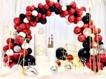 Balloon arches Net Red birthday wedding wedding room wedding decoration adult birthday party children romantic decoration